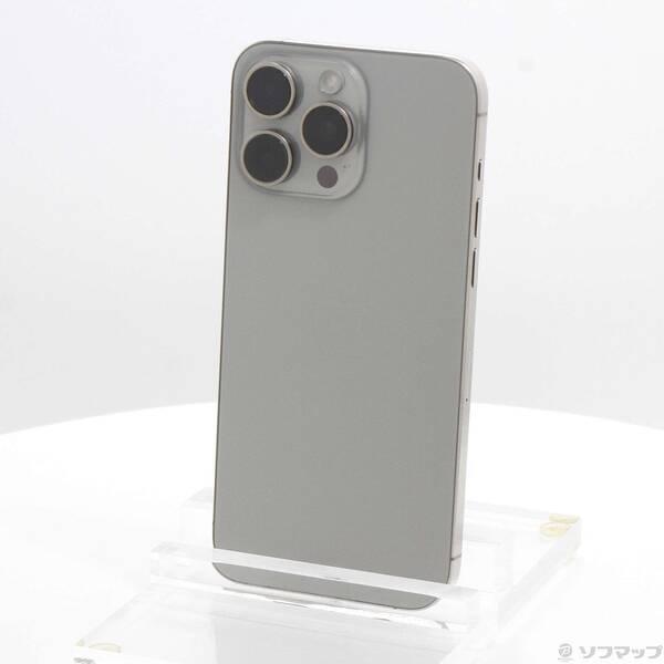 〔中古〕Apple(アップル) iPhone15 Pro Max 256GB ナチュラルチタニウム MU6R3J／A SIMフリー〔276-ud〕 | 