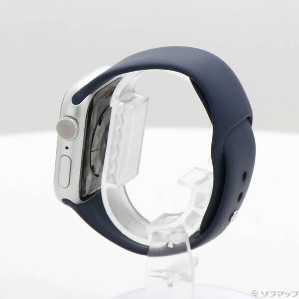 〔中古〕Apple(アップル) Apple Watch Series 9 GPS 41mm シルバーアルミニウムケース ストームブルースポーツバンド〔258-ud〕 |  | 01
