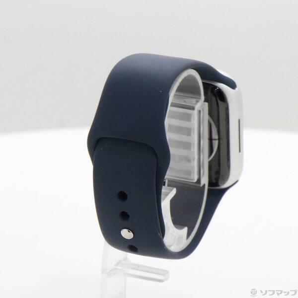〔中古〕Apple(アップル) Apple Watch Series 9 GPS 41mm シルバーアルミニウムケース ストームブルースポーツバンド〔258-ud〕 |  | 02