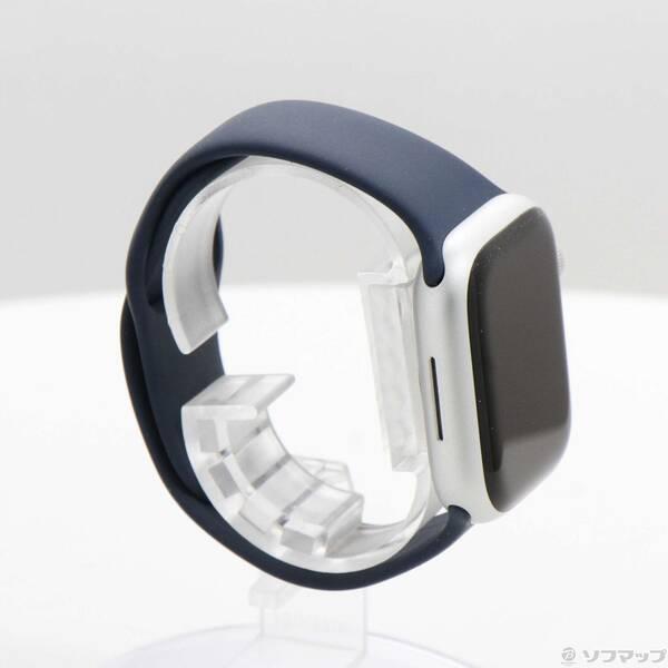 〔中古〕Apple(アップル) Apple Watch Series 9 GPS 41mm シルバーアルミニウムケース ストームブルースポーツバンド〔258-ud〕 |  | 03