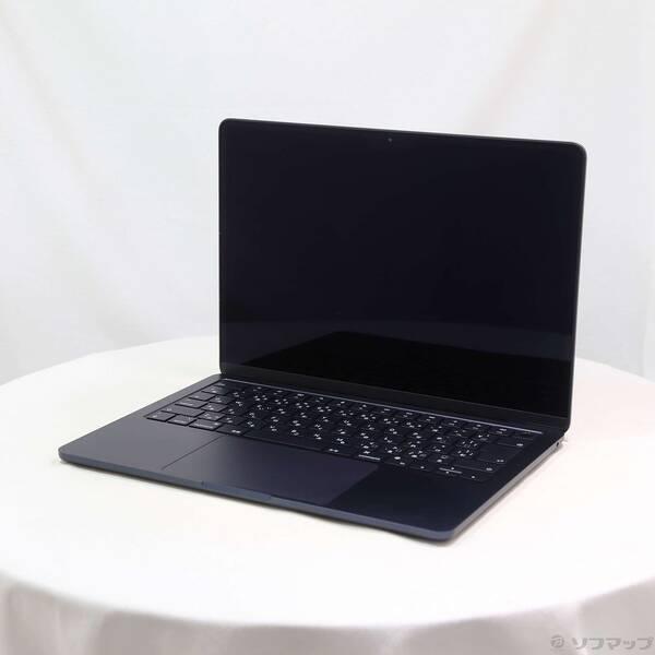 〔中古〕Apple(アップル) MacBook Air 13.6-inch Late-2024 MC7X4J／A Apple M2 8コアCPU_8コアGPU 16GB SSD256GB ミッドナイト 〔26.3 Tahoe〕〔377-ud〕 | 