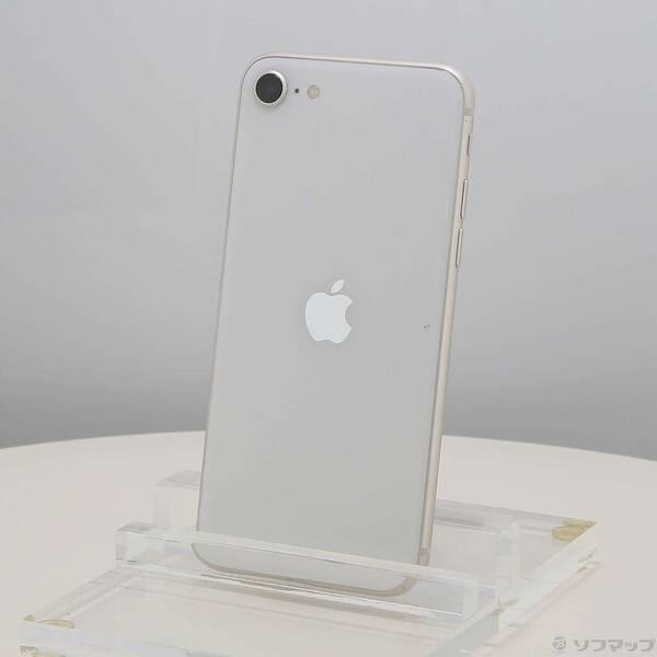 〔中古〕Apple(アップル) iPhone SE 第3世代 64GB スターライト MMYD3J／A SIMフリー〔269-ud〕 | 