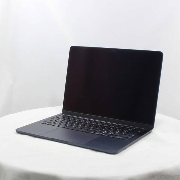 〔中古〕Apple(アップル) MacBook Air 13.6-inch Early-2025 MW133J／A Apple M4 10コアCPU_10コアGPU 16GB SSD512GB ミッドナイト 〔26.3 Tahoe〕〔276-ud〕 | 