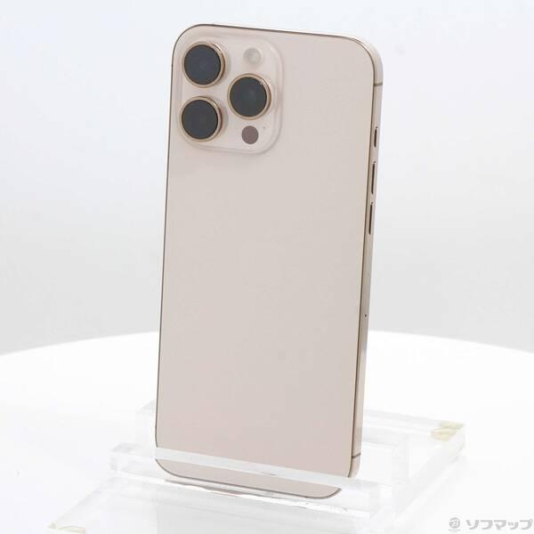 〔中古〕Apple(アップル) iPhone16 Pro Max 256GB デザートチタニウム MYWJ3J／A SIMフリー〔262-ud〕 | 