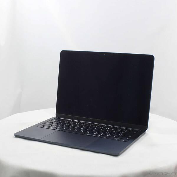 〔中古〕Apple(アップル) MacBook Air 13.6-inch Early-2025 MW123J／A Apple M4 10コアCPU_8コアGPU 16GB SSD256GB ミッドナイト 〔26.3 Tahoe〕〔269-ud〕 | 