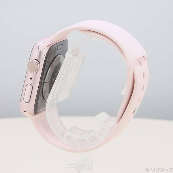 〔中古〕Apple(アップル) Apple Watch Series 9 GPS 45mm ピンクアルミニウムケース ライトピンクスポーツバンド〔344-ud〕 |  | 01