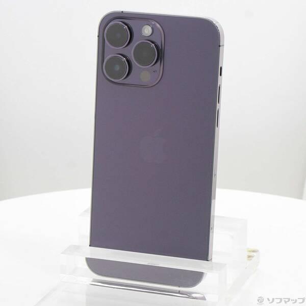 〔中古〕Apple(アップル) iPhone14 Pro Max 256GB ディープパープル MQ9E3J／A SIMフリー〔377-ud〕 | 