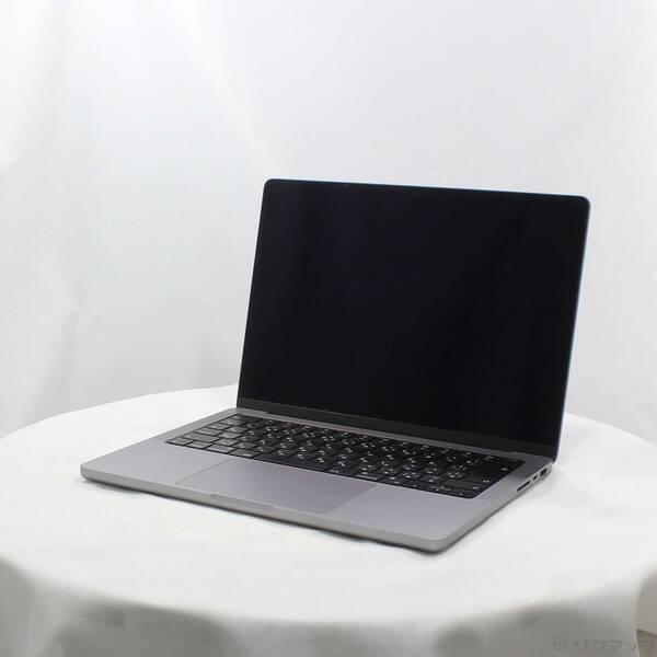 〔中古〕Apple(アップル) MacBook Pro 14.2-inch Late-2021 MKGP3J／A Apple M1 Pro 8コアCPU_14コアGPU 16GB SSD2TB スペースグレイ 〔26.3 Tahoe〕〔262-ud〕 | 