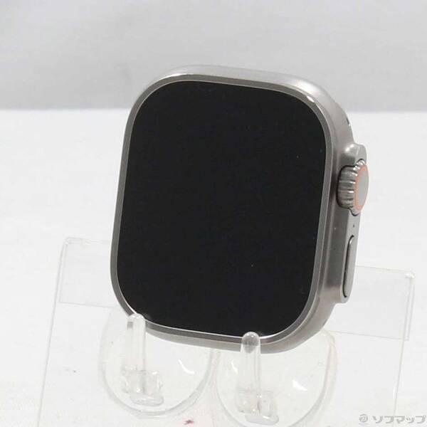 〔中古〕Apple(アップル) Apple Watch Ultra GPS + Cellular 49mm チタニウムケース バンド無し〔262-ud〕 | 