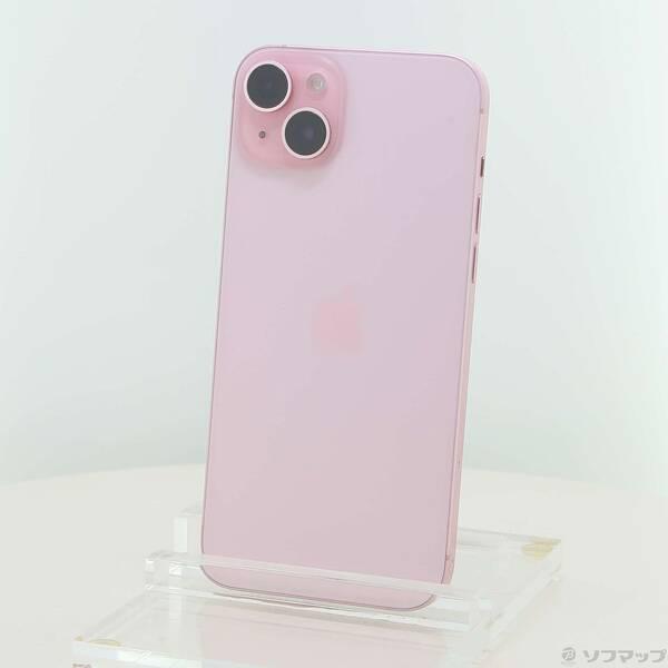 〔中古〕Apple(アップル) iPhone15 Plus 128GB ピンク MU093J／A SIMフリー〔198-ud〕 | 