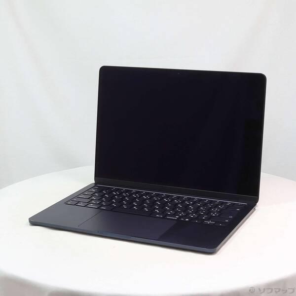 〔中古〕Apple(アップル) MacBook Air 13.6-inch Early-2025 MW123J／A Apple M4 10コアCPU_8コアGPU 16GB SSD256GB ミッドナイト 〔26.3 Tahoe〕〔276-ud〕 | 