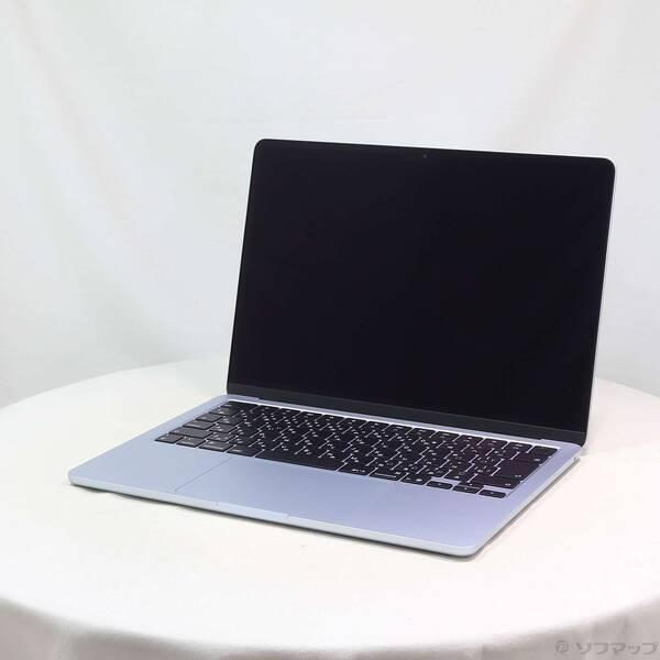 〔中古〕Apple(アップル) MacBook Air 13.6-inch Early-2025 MC6U4J／A Apple M4 10コアCPU_10コアGPU 16GB SSD512GB スカイブルー 〔26.3 Tahoe〕〔352-ud〕 | 