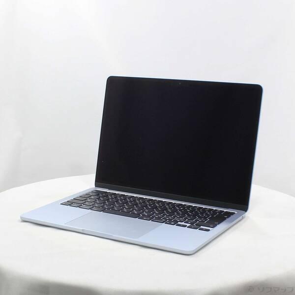 〔中古〕Apple(アップル) MacBook Air 13.6-inch Early-2025 MC6V4J／A Apple M4 10コアCPU_10コアGPU 24GB SSD512GB スカイブルー 〔26.3 Tahoe〕〔258-ud〕 | 