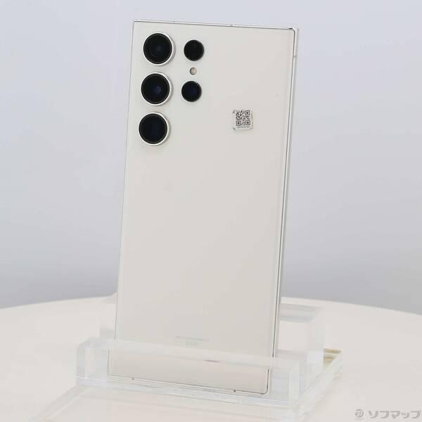 〔中古〕SAMSUNG(サムスン) Galaxy S23 Ultra 256GB クリーム SCG20 au SIMフリー〔349-ud〕 | 