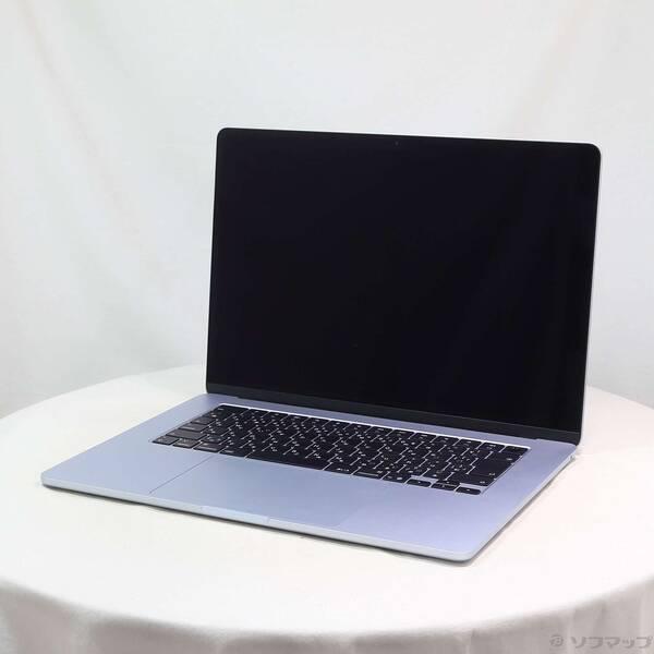 〔中古〕Apple(アップル) MacBook Air 15.3-inch Early-2025 MC7D4J／A Apple M4 10コアCPU_10コアGPU 24GB SSD512GB スカイブルー 〔26.3 Tahoe〕〔377-ud〕 | 