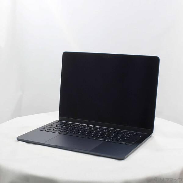 〔中古〕Apple(アップル) MacBook Air 13.6-inch Early-2025 MW123J／A Apple M4 10コアCPU_8コアGPU 16GB SSD256GB ミッドナイト 〔26.3 Tahoe〕〔258-ud〕 | 