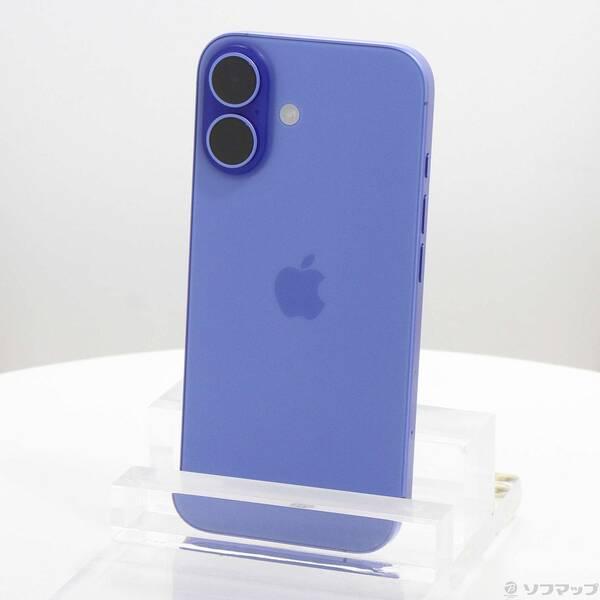 〔中古〕Apple(アップル) iPhone16 128GB ウルトラマリン MYDU3J／A SIMフリー〔377-ud〕 | 