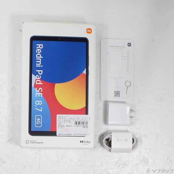 中古〕XIAOMI Redmi Pad SE 8.7 4G 128GB グラファイトグレー