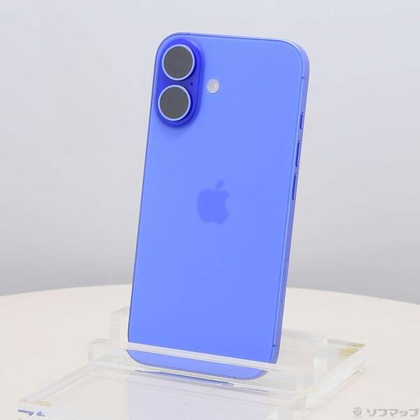 〔中古〕Apple(アップル) iPhone16 128GB ウルトラマリン MYDU3J／A SIMフリー〔196-ud〕 | 