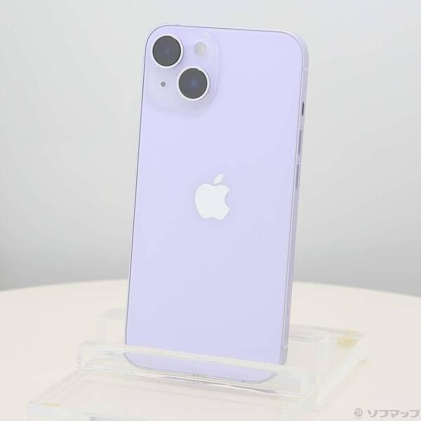 〔中古〕Apple(アップル) iPhone14 256GB パープル MPW93J／A SIMフリー〔258-ud〕 | 