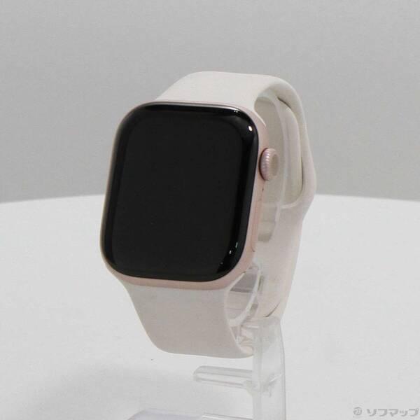 〔中古〕Apple(アップル) Apple Watch Series 11 GPS + Cellular 42mm ローズゴールドアルミニウムケース ライトブラッシュスポーツバンド〔258-ud〕 | 