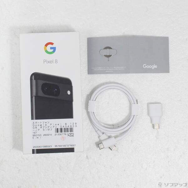 〔中古〕GOOGLE(グーグル) Google Pixel 8 128GB オブシディアン GA04803-JP SIMフリー〔262-ud〕 |  | 04