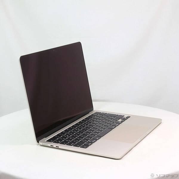 〔中古〕Apple(アップル) MacBook Air 13.6-inch Early-2025 MC6A4J／A Apple M4 10コアCPU_10コアGPU 24GB SSD512GB スターライト 〔26.3 Tahoe〕〔377-ud〕 |  | 03