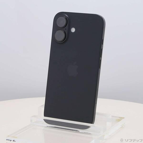 〔中古〕Apple(アップル) iPhone16 256GB ブラック MYDW3J／A SIMフリー〔196-ud〕 | 