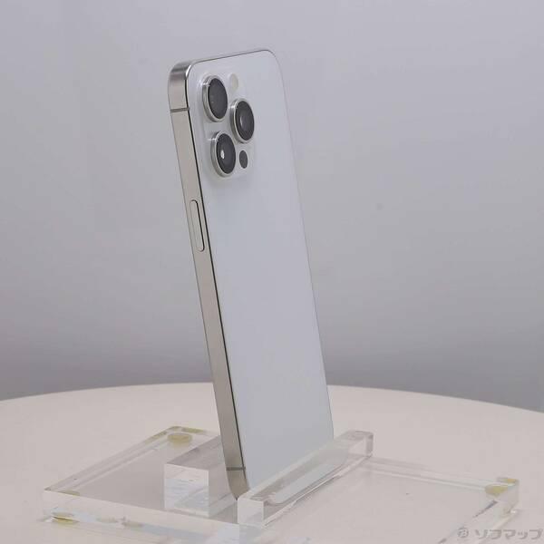 〔中古〕Apple(アップル) iPhone15 Pro Max 256GB ホワイトチタニウム MU6Q3J／A SIMフリー〔196-ud〕 |  | 03