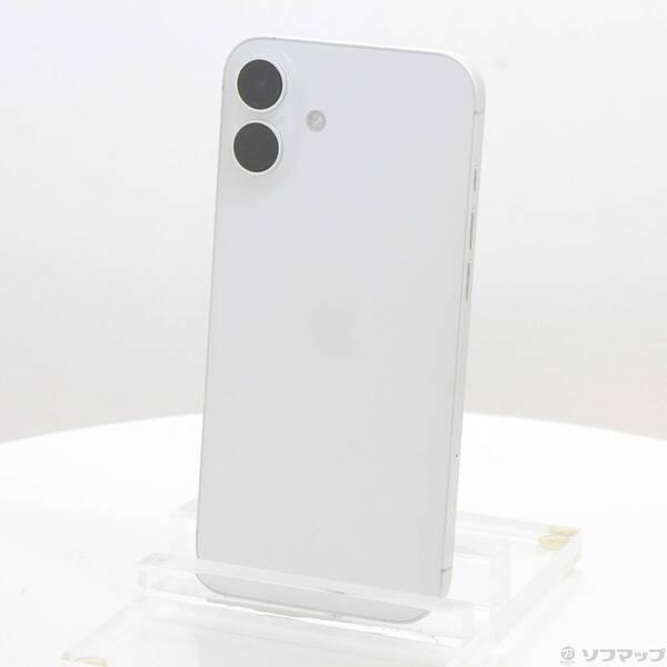 〔中古〕Apple(アップル) iPhone16 Plus 128GB ホワイト MXVC3J／A SIMフリー〔262-ud〕 | 