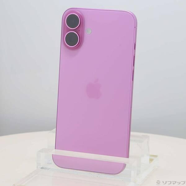 〔中古〕Apple(アップル) iPhone16 Plus 128GB ピンク MXVD3J／A SIMフリー〔377-ud〕 | 