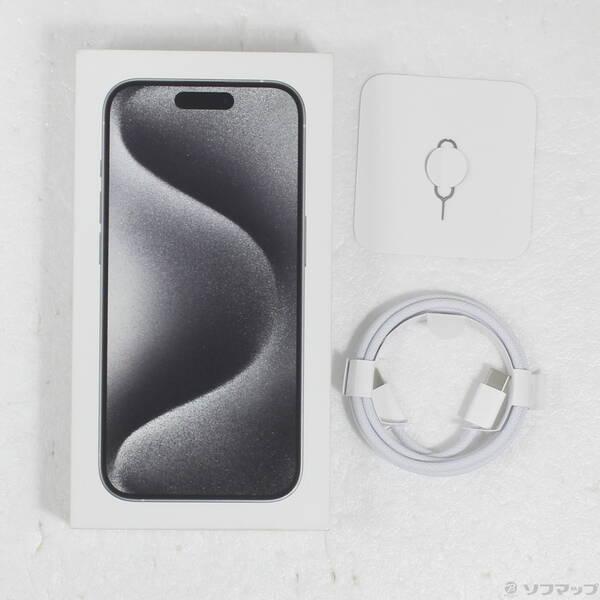 〔中古〕Apple(アップル) iPhone15 Pro 128GB ホワイトチタニウム MTU83J／A SIMフリー〔251-ud〕 |  | 04