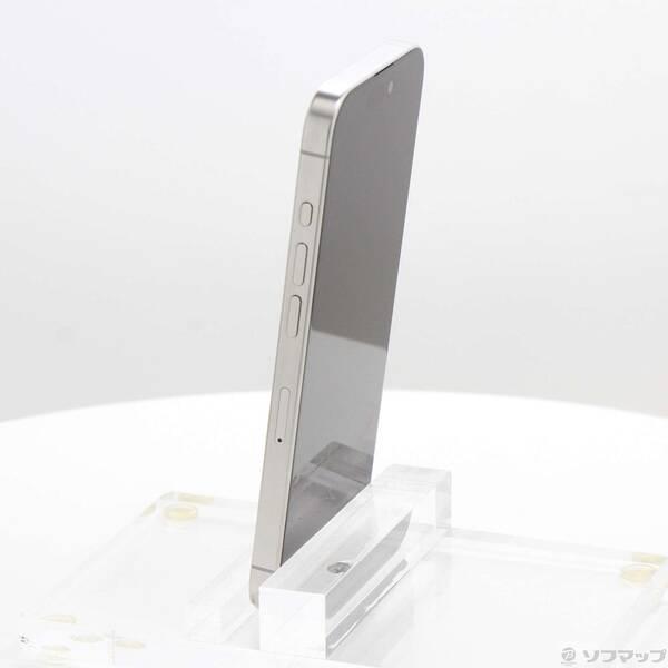 〔中古〕Apple(アップル) iPhone15 Pro 256GB ホワイトチタニウム MTUD3J／A SIMフリー〔269-ud〕 |  | 01