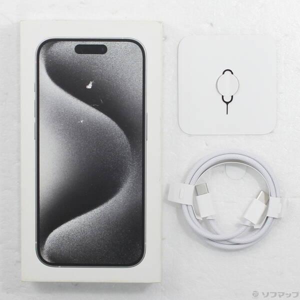 〔中古〕Apple(アップル) iPhone15 Pro 256GB ホワイトチタニウム MTUD3J／A SIMフリー〔269-ud〕 |  | 04