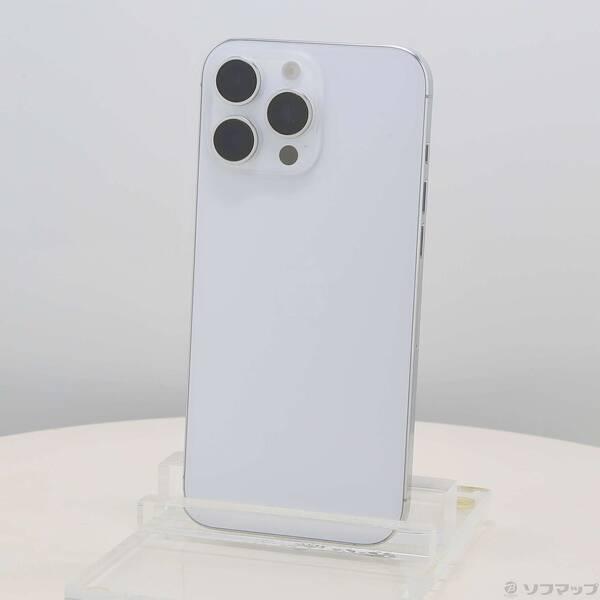 〔中古〕Apple(アップル) iPhone16 Pro Max 256GB ホワイトチタニウム MYWH3J／A SIMフリー〔269-ud〕 | 