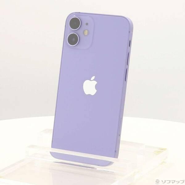 〔中古〕Apple(アップル) iPhone12 mini 64GB パープル MJQC3J／A SIMフリー〔269-ud〕 | 