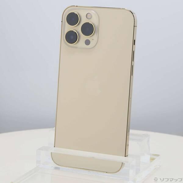 〔中古〕Apple(アップル) iPhone13 Pro Max 128GB ゴールド MLJ63J／A SIMフリー〔377-ud〕 | 