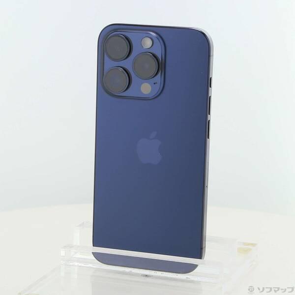 〔中古〕Apple(アップル) iPhone15 Pro 128GB ブルーチタニウム MTUA3J／A SIMフリー〔269-ud〕 | 