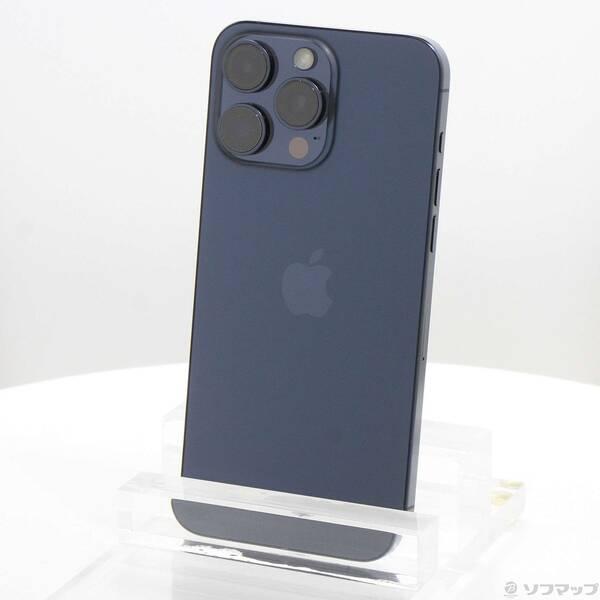 〔中古〕Apple(アップル) iPhone15 Pro Max 512GB ブルーチタニウム MU6X3J／A SIMフリー〔196-ud〕 | 