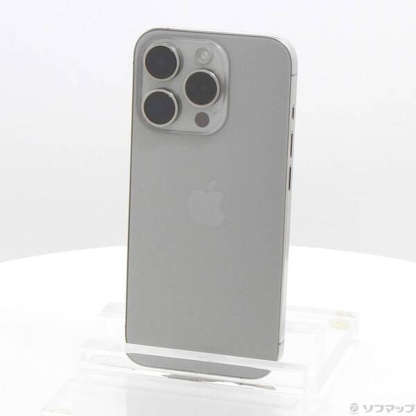〔中古〕Apple(アップル) iPhone15 Pro 128GB ナチュラルチタニウム MTU93J／A SIMフリー〔377-ud〕 | 