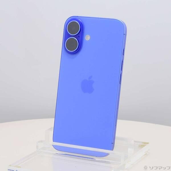 〔中古〕Apple(アップル) iPhone16 256GB ウルトラマリン MYE03J／A SIMフリー〔295-ud〕 | 
