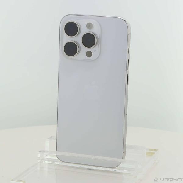〔中古〕Apple(アップル) iPhone15 Pro 256GB ホワイトチタニウム MTUD3J／A SIMフリー〔269-ud〕 | 