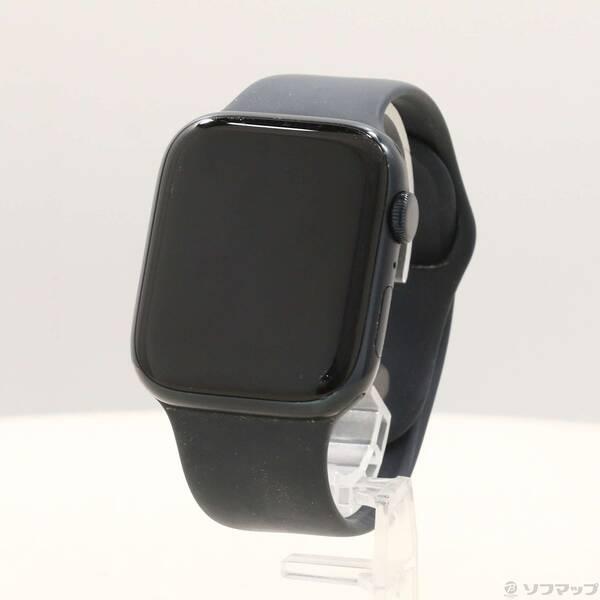 〔中古〕Apple(アップル) Apple Watch Series 9 GPS 45mm ミッドナイトアルミニウムケース ミッドナイトスポーツバンド〔344-ud〕 | 
