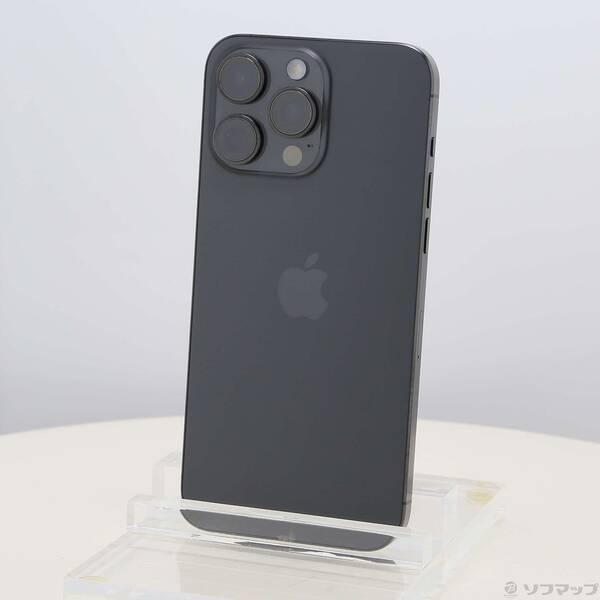 〔中古〕Apple(アップル) iPhone15 Pro Max 256GB ブラックチタニウム MU6P3J／A SIMフリー〔377-ud〕 | 