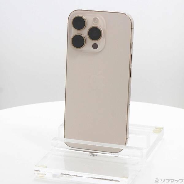 〔中古〕Apple(アップル) iPhone16 Pro 128GB デザートチタニウム MYMX3J／A SIMフリー〔349-ud〕 | 