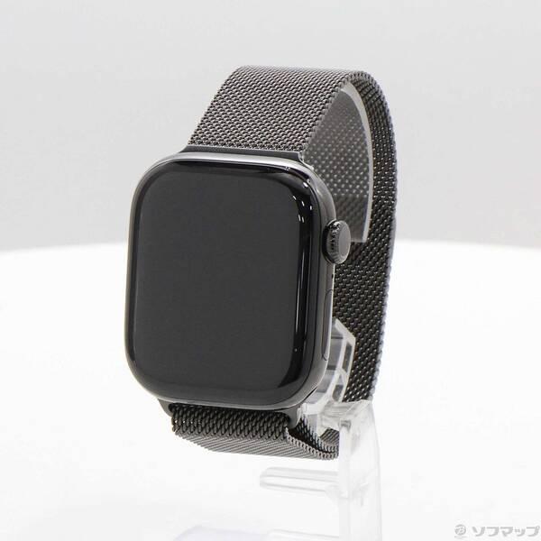 〔中古〕Apple(アップル) Apple Watch Series 11 GPS + Cellular 42mm スレートチタニウムケース スレートミラネーゼループ〔295-ud〕 | 