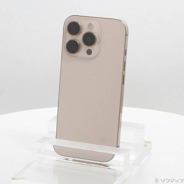 〔中古〕Apple(アップル) iPhone16 Pro 256GB デザートチタニウム MYN23J／A SIMフリー〔297-ud〕 | 