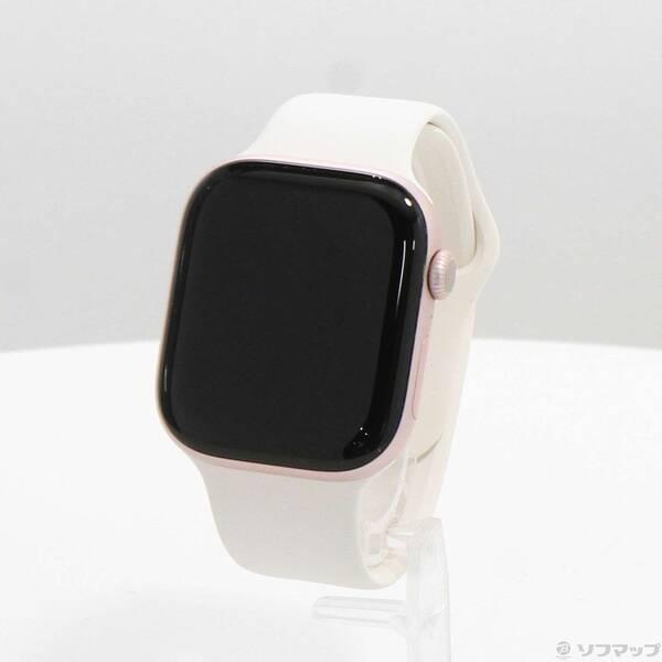 〔中古〕Apple(アップル) Apple Watch Series 10 GPS 46mm ローズゴールドアルミニウムケース ライトブラッシュスポーツバンド〔262-ud〕 | 