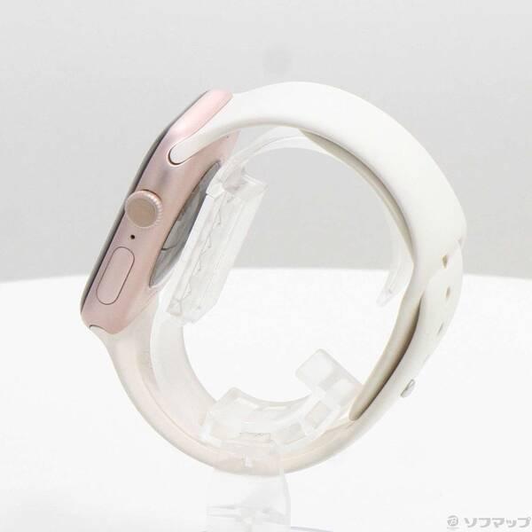 〔中古〕Apple(アップル) Apple Watch Series 10 GPS 46mm ローズゴールドアルミニウムケース ライトブラッシュスポーツバンド〔262-ud〕 |  | 01