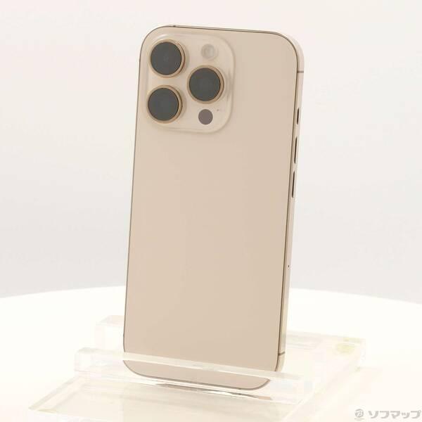 〔中古〕Apple(アップル) iPhone16 Pro 256GB デザートチタニウム MYN23J／A SIMフリー〔198-ud〕 | 